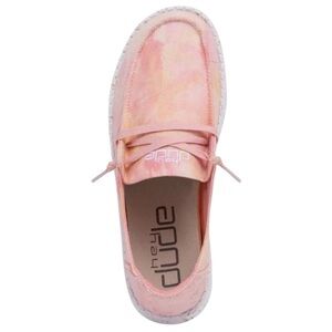 HEY DUDE Wendy Tie Dye Lemon Ombre Lightweight Slip On Shoes Size 9